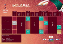 Match status / kick off time. Further Updated Your Guide To The Fifa Club World Cup 2020