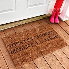 Bichette Paillasson Humour Fibre De Coco Rectangulaire Tous Les Chemins Menent A L Apero 70cm X 40cm Amazon Fr Cuisin Paillasson Fibre De Coco Tapis D Entree