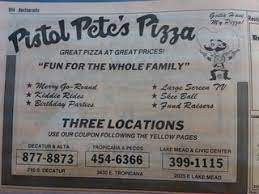Mintage, descriptions, metal, weight, size, value and other numismatic data. Pistol Pete S Pizza 1989 Frank Farina Flickr