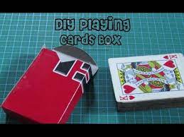 Gift card box how to make a paper box papercraft on cut out keep. How To Make A Diy Cards Box Card Holder Card Case For Playing Cards Youtube