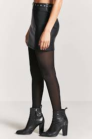 Studded Faux Leather Skirt Shopperboard