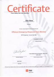 — picture via twitter/saifuddin abdullah. Alen Basa Offshore Emergency Response Team Member Certificate