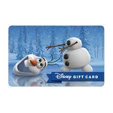 In either case, any location that takes disney gift cards could theoretically take a digital one. Disney Collectible Gift Card Olaf Lost My Head