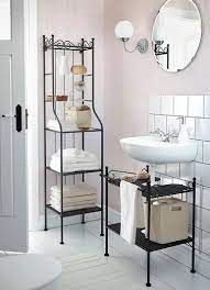 Petites salles de bains ikea 6 inspirations qui ont tout bon. Une Petite Salle De Bain Retro Ikea Meuble Sous Lavabo Ikea Etagere Salle De Bain Meuble Sous Lavabo