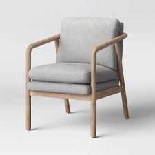 tufeld wood armchair beige project 62 wood arm chair accent chairs armchair