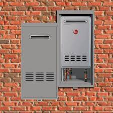 If you need an under cabinet hot water heater that is aesthetically designed to suit your décor, then the ariston gl2.5 electric mini tank water heater is an excellent choice. Rheem Recess Box Cabinet Outdoor Tankless Water Heaters Gas Lockable Door Steel Tankless Water Heaters Water Heaters