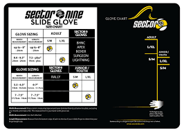 Sector 9 Rush Slide Gloves Size Chart Images Gloves And