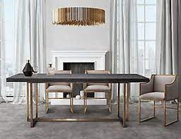 Atara Atara Cream Velvet Gold Chair Ashley Furniture Homestore Gold Dining Room Dining Table Black Luxury Dining Room