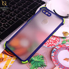 Oppo A12s Cover - Blue - Semi ...