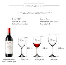 2019 Kbox New Wine Glass Lead Free Crystal Goblet Beer Whiskey Cup Brand Red Wine Glasses Eco Friendly Copo Vaso Water Glass From Hymen 36 57