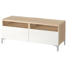Profitez de prix ikea toute l'année ✅ faites vous facilement livrer. Besta Banc Tv Avec Tiroirs Effet Chene Blanc Hi Selsviken Brillant Blanc 120x42x48 Cm Ikea
