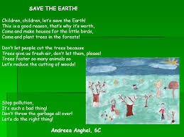 Fighting against each other will not solve any problem; Poems About Environment Mihai Eminescu School Ploie S Ti Romania Ppt Download