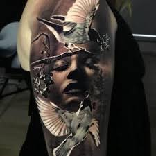 If you have been thinking of where to get a tattoo ink, or who to give you a unique work, below i will present the best tattoo artist in the usa we i presently he's the best traditional tattooist in the world, and if you're lucky to get an appointment with him either at dallas' elm street tattoo or while. Tattoo Artist Jacob Sheffield Black Grey Portrait Realism Surrealism Tattoo United States Inkppl Tat Mother Nature Tattoos Nature Tattoos Tattoo Artists