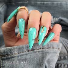 Marmor Nagel In Turkis Sind Ein Absoluter Klassiger Und Besonderst Schon Mit Goldener Nailart Fancy Nails Fashion Nails Cute Acrylic Nails