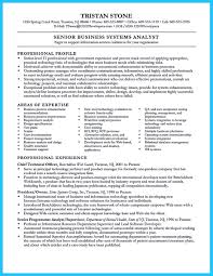 systems analyst resume