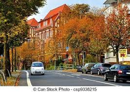 Outono Na Cidade De Fulda Estado De Hesse Alemanha Alemanha Lugares Incriveis Cidade