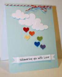 A nice writing utensil, cardstock or heavy construction paper, a piece of ribbon, a pair of scissors, a glue stick, a small ruler, a pencil and a dull butter knife. Paper Is My Passion Clean And Simple Card Making Day 3 Rainbow Card Homemade Birthday Cards Simple Cards