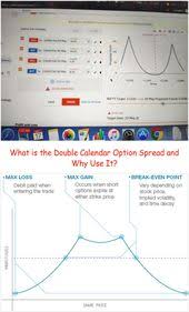 Pin On Double Calendar Spreads And Adjustments