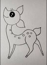 You will learn to draw all kind of cute, cartoon like and even realistic characters in no time. Pin By Janice Williams On Crafty Word Art Drawings Deer Drawing Art Drawings Simple