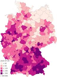 The robert koch institute provides daily update here and here (dashboard). Datei Covid 19 Outbreak Germany Per Capita Cases Map Svg Wikipedia