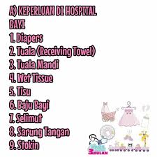 Penghawa dingin di hospital mungkin akan buat anda kesejukan ketika bermalam di hospital. Senarai Barang Baby Ke Hospital Sayang Ibu Dan Bayi Facebook