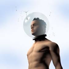 A Man With A Transparent Helmet To Avoid Allergy Or Hay Fever From Stock Photography Photo Photography