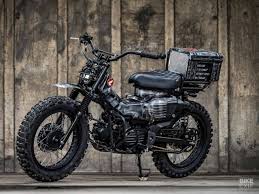 Honda Ct125 Hunter Cub An Extreme Mod With Gatling Gun Exhaust