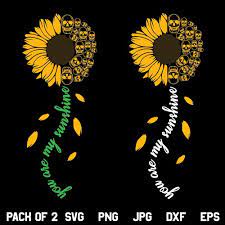 Free Free 127 Sunflower Sugar Skull Svg SVG PNG EPS DXF File