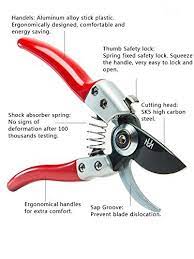 Ratchet Pruning Shears With Safety Lock Mh Garden 8 Professional Tree Clippers Sharp Anvil Hand Pruners Garden Shears Pruning Shears Garden Shears Hand Pruners