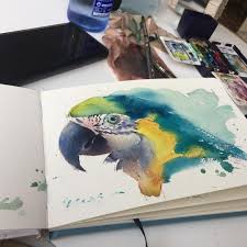 Pintura Sobre O Desenho Da Julianabrandaopintura Acompanhado De Um Cafe E Um Agradavel Bate Papo