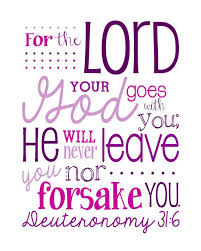 Maybe you would like to learn more about one of these? Never Leave You Bible Verse