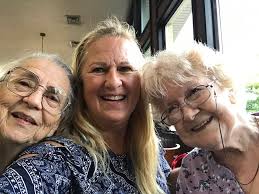 Dinner at Moose Cafe with Blue Ridge Mountain view