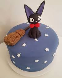 Bolo Do Gatinho Jiji Do Desenho Kiki S Delivery Service Orcamentos E Encomendas E Mail Contato Bolo Totoro Party Studio Ghibli Art Fondant Figures