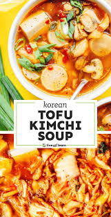 Flavor Packed Korean Kimchi Soup Recipe Vegetarian Recipes Dinner Kimchi Soup Recipe Vegetarian Recipes