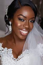 39 Black Women Wedding Hairstyles That Full Of Style Black Wedding Hairstyles Black Bridal Makeup Black Brides Hairstyles