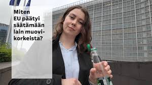 Miten EU päätyi säätämään lain muovikorkeista?