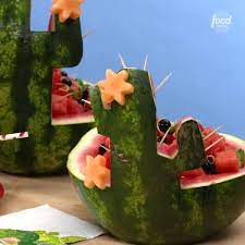 I must admit, i wasn't too sure how it would come out since i am not a talented baker. Food Network How To Make A Watermelon Cactus Facebook