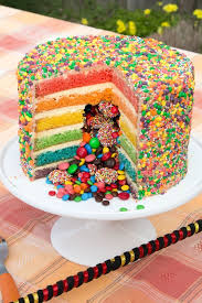 10 Idees Pour Realiser Un Pinata Cake Gateau Rainbow Gateau Smarties Gateau Multicolore
