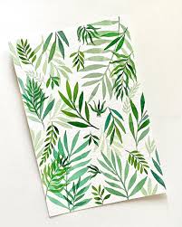 This Could Turn To Be A Pretty Wrapper Watercolor Leaves Floralwatercolor Illustrator In 2020 Floral Watercolor Watercolor Paintings Painting
