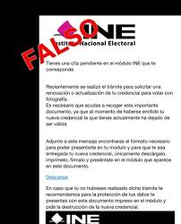 Sistema para solicitar citas por internet sobre trámites de la credencial para votar en méxico. Ine Alerta De Mail Falso Sobre Citas En Modulos