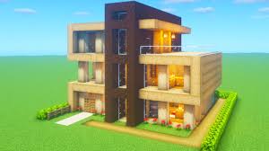 Minecraft house ideas 12 houses that build a modern house in minecraft tutorials defeating a woodland mansion temeljita procijeniti prijelom spruce minecraft wooden house tutorial… Minecraft Tutorial How To Make A Modern Wooden Mansion 2020 Turorial Youtube