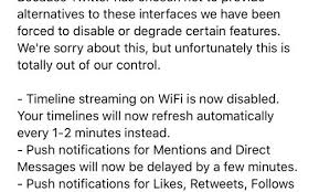Tweetbot Loses Several Key Features Ahead Of Twitters Api Change Twitters Api Changes Wont Come Out Until Tomor Technology Updates Techcrunch Apple Watch Apps