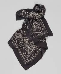 Levi S Paisley Bandana Black Accessories Shoes