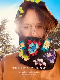 CROCHET PATTERN Colorful Granny Square Balaclava Pattern Only