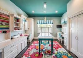 When a small bedroom opened up upstairs, i decided to make it into an adorable craft space! 43 Clever Creative Craft Room Ideas Sewing Room Design Dream Craft Room Craft Room Design
