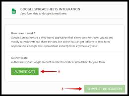 How To Integrate Forms With Google Sheets