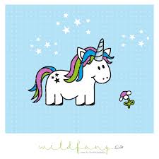 Kinder färbung mit lustigen cartoon niedlichen einhorn. Plotterdatei Kleines Einhorn