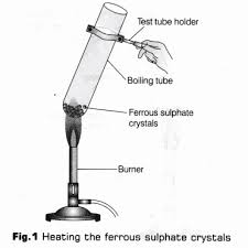 Experiment 2. Thermal Decomposition Of Ferrous Sulphate, Take A Small Amo..