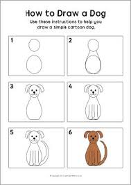 Maybe you would like to learn more about one of these? How To Draw A Dog Instructions Sheet Sb8222 Simple Cat Drawing Art Drawings For Kids Animal Drawings