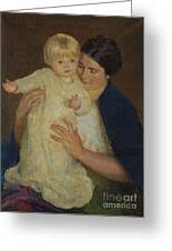 Marie Danforth Page 1869 1940 Woman with Baby in White Painting by Artistic  Rifki